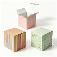 Boîtes en carton rigides noires à couvercle rabattable, sans impression, faible MOQ, pour emballage personnalisé en petites séries pour créateurs indépendants
