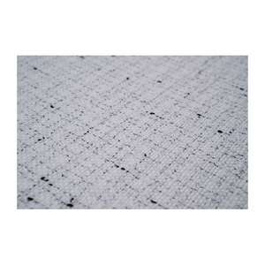 ผ้าทวีดแฟนซีคุณภาพพรีเมียม ผลิตในเกาหลี พร้อมเทปสีขาวและลายปมแบบทอแฟนซี รับผลิตแบบ OEM และ ODM ผ้าทอสั่งทำพิเศษ - Product Image 1