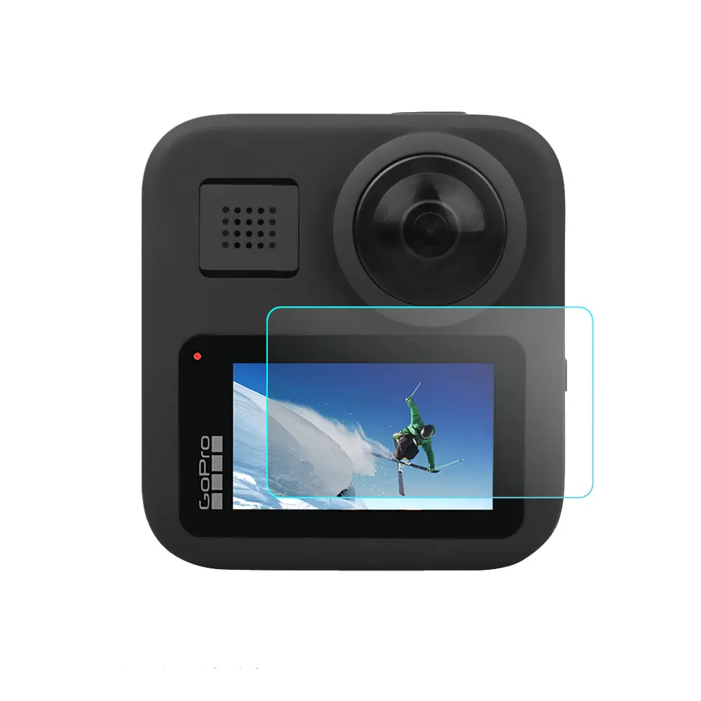 New Tempered Glass Protector Cover Case For Gopro Max 360 Action Camera Lens Cap Screen Protective Film