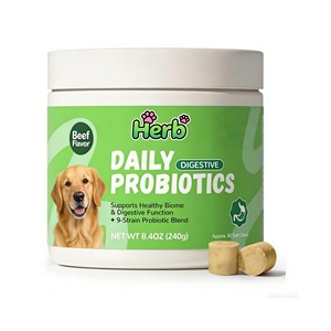 Fournisseurs de friandises pour chiens à base de probiotiques, sous marque privée OEM/ODM, pour la santé intestinale des animaux de compagnie, aliments et compléments pour animaux. - Product Image 1
