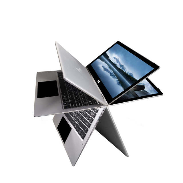 Wholesale Inexpensive Slim Computer 11.6 Inch IPS Ultra Slim 360 Degree Rotating Touch Screen Yoga Style N4020 Notebook Laptop