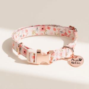 Collares y Correas para Perro Personalizados de Algodón Suave con Estampado Moderno, Talla S, Diseño Elegante, Ajustable, Lujoso y Duradero - Product Image 1