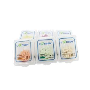 Dentale Legno di Forniture Sagomato Cunei di Legno Interdentale colore casuale nuovo - Product Image 3