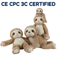 Peluches paresseuses personnalisées OEM ODM, adorables animaux en peluche, vente en gros, cadeau pour enfants