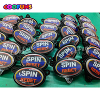 Boutons Y Ball Y, Boutons ovales rotatifs, Bouton poussoir Ballly Wave Pro pour machines de jeux vidéo Fire Link