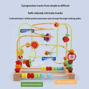 Juguete de Madera para Enhebrar Cuentas de Gran Tamaño, Juego Educativo para Niños de 2 a 4 Años, Mejora <span class=keywords><strong>la</strong></span> Coordinación Mano-Ojo, Unisex, Caja de Colores - Product Image 6