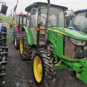 Trator de agricultor usado agrímotor tractor90hp 100hp 120hp, trator de fazenda com trava a disco