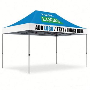 Custom <b>Canopy</b> <b>Tent</b> with Silk Screen Printing and Creative Design for Promotional Advertising at Sport Events and Trade Shows - Product Image 2