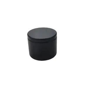 65dia X 52H Mm Round Metal Tin Box With Lid For Candles 4-OZ.