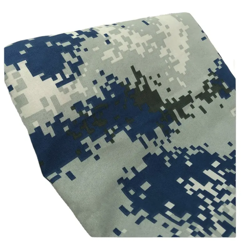 gabardine fabric digital polyester twill printed worsted fabric for men women uniform scout