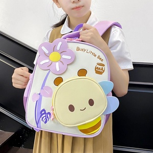 School <b>Backpack</b> Fun Animal Design Children's School <b>Backpack</b> New Style Wear-Resistant Nylon Fabric with Zipper Closure <b>Students</b> - Product Image 5