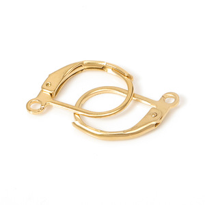 Golden D - Shaped Ear <b>Hooks</b>, Oval Ear <b>Hooks</b>, French <b>Earrings</b>, French <b>Hook</b> Ear Clips, DIY Jewelry Accessories - Product Image 6