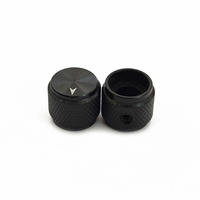 Boutons de commande en aluminium massif de petite taille pour potentiomètre, encodeur, interrupteur, pour arbres à dents et arbres en D