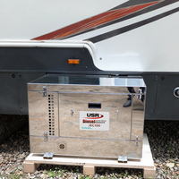 Mesin Kubota tipe senyap tipe Onan JEC80V 8KW Generator Diesel 50Hz 230V 12V DC mulai listrik