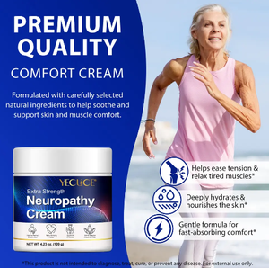 YECUCE Crema Nutritiva de 120g para Músculos Cansados, Articulaciones Rígidas y Sensibilidad Nerviosa, Ungüento Suave y de Rápida Acción - Product Image 2