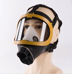 Anpassbare voll sphärische Gesichts-ungiftige Gasmaske Wieder verwendbarer Silikon-Aktivkohle-Staub filter Wasch bar Shun Tai Xin - Product Image 3