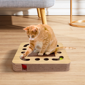 Nobleza 2-Pack gatto Scratcher con erba gatta interattiva in cartone - Product Image 5