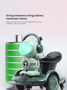 Voiture à pédales en plastique pour enfants, très populaire, rotation à 360 degrés, avec grande batterie, télécommande, jeux à monnayeur, idée cadeau - Product Image 5