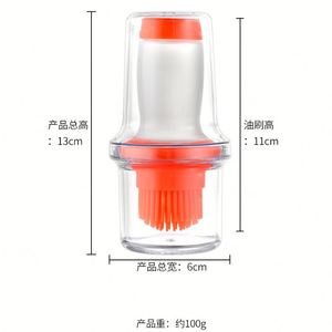Nouvelle Brosse en Silicone pour Bouteille d'Huile/Miel/Sauce, Idéale pour la Cuisine, le Barbecue, la Pâtisserie, Compatible Lave-Vaisselle et Four - Product Image 2