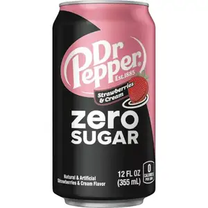 Dr. Pepper Zero Sugar Creme De Cereja Liberação De Refrigerante