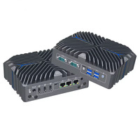Partaker Industrial PC 14th Gen Ultra 5 125U Ultra 7 155U Win11 Pro 4K HD 3x3 x LAN Tipo-C Señalización digital Fanless AI Mini PC