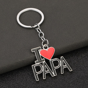 Llavero de Metal Personalizado <span class=keywords><strong>para</strong></span> Regalo <span class=keywords><strong>para</strong></span> <span class=keywords><strong>Papá</strong></span> <span class=keywords><strong>y</strong></span> <span class=keywords><strong>Mamá</strong></span>, Elegante Llavero Grabado, Recuerdo Artesanal de Metal Personalizado <span class=keywords><strong>para</strong></span> Uso Promocional - Product Image 3