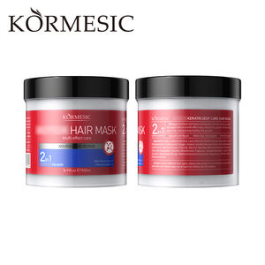KORMESIC 500ml Wholesale OEM Custom Organic Herbal Hair Mask Moisturizing Cream Keratin Deep Treatment Private Label - Product Image 1