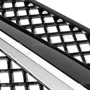 Grille de calandre de style diamant noir brillant W209 pour Mercedes Benz CLK 320 500 W209 2003-2009 - Product Image 5