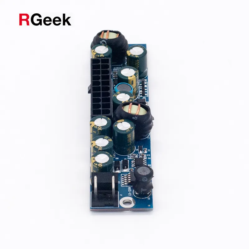 RGeek DC 12V 120W ATX 24pin Switch Pico PSU MINI ITX ATX PSU PC Power Supply untuk Mobil Komputer