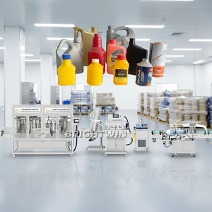 Machine de remplissage automatique de bidons pour lubrifiants et huiles moteur |   Équipement de remplissage de liquides de haute précision pour jerricans - Product Image 2