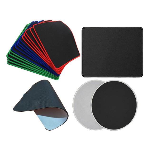 Wholesale Custom Pattern Office Gaming Mouse Mat Non-Slip Small Rubber Base With Cartoon & Printing Soft Round Fabric Mouse Pads
