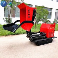Fabriqué en Chine, facile à utiliser et multifonctionnel, camion à benne basculante sur chenilles Euro 5, mini camion à benne basculante sur chenilles automatique portable de 500 kg