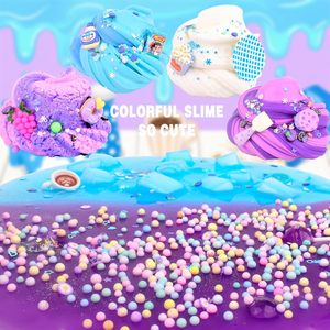 Food Themed Slime Gift Set Butter Cloud Clear Mixed Textures Cute Mini Accessories Birthday Present Girls Boys - Product Image 5