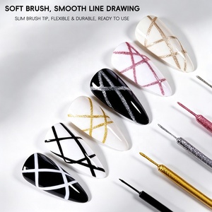 Factory Bulk Supply 2026 <b>Nail</b> Art Line <b>Gel</b> Polish <b>Set</b> Line Drawing <b>Nail</b> <b>Gel</b> <b>Nails</b> Art Kit Smooth Fine Lines For <b>Nail</b> Salon - Product Image 3