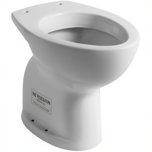 Inodoro para personas mayores con desagüe en el suelo, 58,6 cm de largo, 39,2 cm de ancho, 52,2 cm de altura - Product Image 2