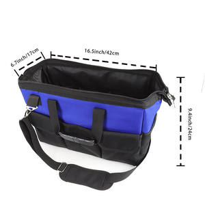 Correa de hombro ajustable Bolsa de herramientas de nylon portátil Personalizable OEM <span class=keywords><strong>Electricistas</strong></span> Organizador de garaje Impermeable Emergencia táctica - Product Image 3