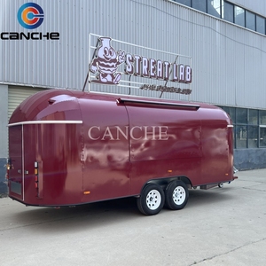 Carrito de Comida Rápida, Camión de Cocina Móvil, Remolques de Comida, Hamburguesas, Aperitivos, con Acero Inoxidable, 80 km/h, Certificado COC CE - Product Image 5