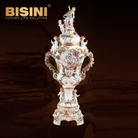 Trophée antique de petits objets décoratifs de salle de bureau/Style portrait féminin Villa de style européen armoire de salon décoration de la maison