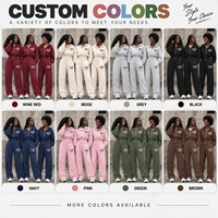 Ensemble de survêtement streetwear premium personnalisé pour femme, sweat à capuche zippé en molleton et pantalon de jogging, ensemble deux pièces, vêtements de sport et de loisirs