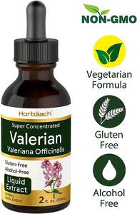 Vente en gros OEM ODM Marque privée Gouttes d'extrait <span class=keywords><strong>de</strong></span> graines <span class=keywords><strong>de</strong></span> valériane 60 ml Sans alcool Végétarien Sans OGM Sans gluten Aliment santé - Product Image 2