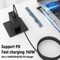 Câble de charge rapide pour ordinateur portable 140W, 1,8m, Type-C vers DC, modèle DC4.5x3.0mm pour HP