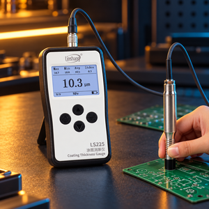 Medidor Digital de Espesor de Revestimiento LS225 N1500 con Soporte para Sonda para Inspección en Laboratorio y Producción - Product Image 3