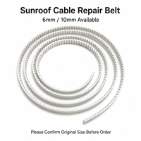 Cable de Techo Solar de Plástico, Rollo de Reparación de Correa de Techo de 6mm y 10mm, Referencia para Toyota Camry, Corolla, RAV4, Avalon, Land Cruiser