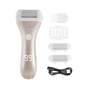 Hot Sale Private Label Electric Powered Rechargeable Feet Scrub Waterproof Foot Dead Skin Callus Remover