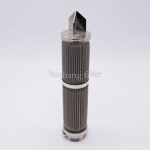 Filtre à bougie thermofusible plissé en acier inoxydable SS304 SS316 SS316L nettoyable à haute température - Product Image 5