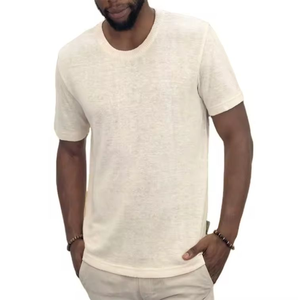 Camisetas Personalizadas em Algodão Orgânico de Cânhamo, Camisetas Leves e Respiráveis para o Verão, Camiseta Ecológica de Algodão Orgânico - Product Image 6