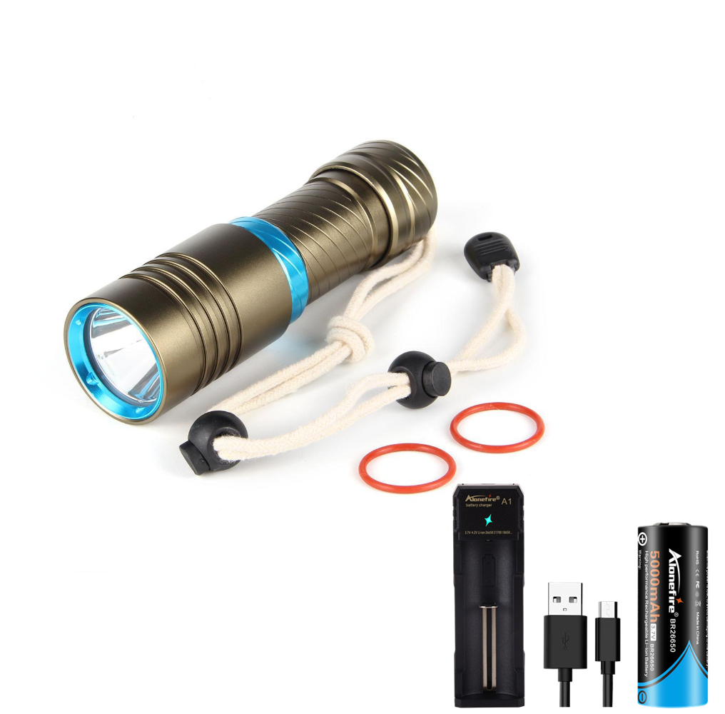 Flashlight+26650 Battery