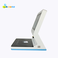 Estación de Trabajo Inteligente para Bibliotecas de 15.6 Pulgadas con Pantalla Táctil Capacitiva, Lector de Códigos de Barras RFID, Terminal de Circulación de Libros, Plataforma de Inducción