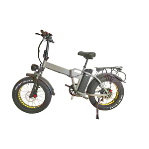 Bicicleta Plegable Eléctrica de Alta Calidad con Motor sin Escobillas de 500W/1000W en la Rueda Trasera, Batería de Litio de 48V 15AH, Neumático Grueso de Aluminio de 20 Pulgadas, Bicicleta Eléctrica Urbana K5 Potente - Product Image 1