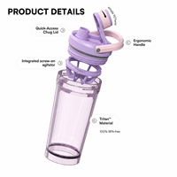 Toptan 24oz Tritan Protein Shaker Şişesi Sızdırmaz Isıya Dayanıklı Plastik Spor Su Şişesi Özel Logo Tedarikçisi Toplu